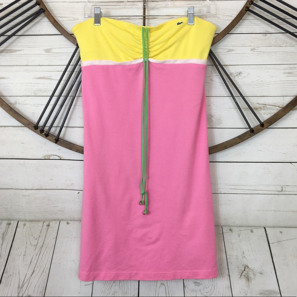 Lacoste Halter Dress Henley Multi Color